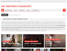 Tablet Screenshot of eros-art.fr